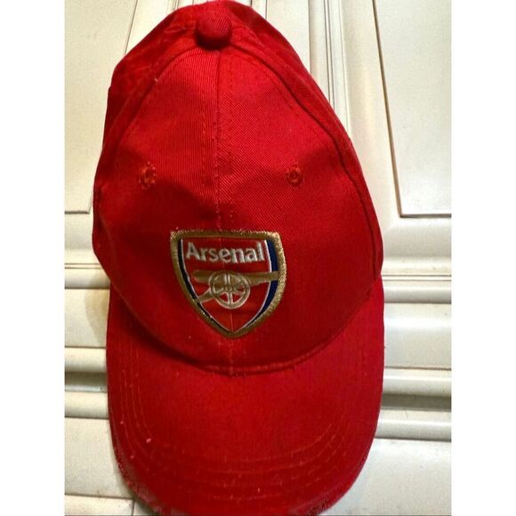 Arsenal Football Club Men's Logo Adjustable Snapback Cap Hat Red One Size - Picture 4 of 8